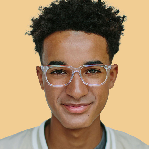 Clear glasses guy Clearance