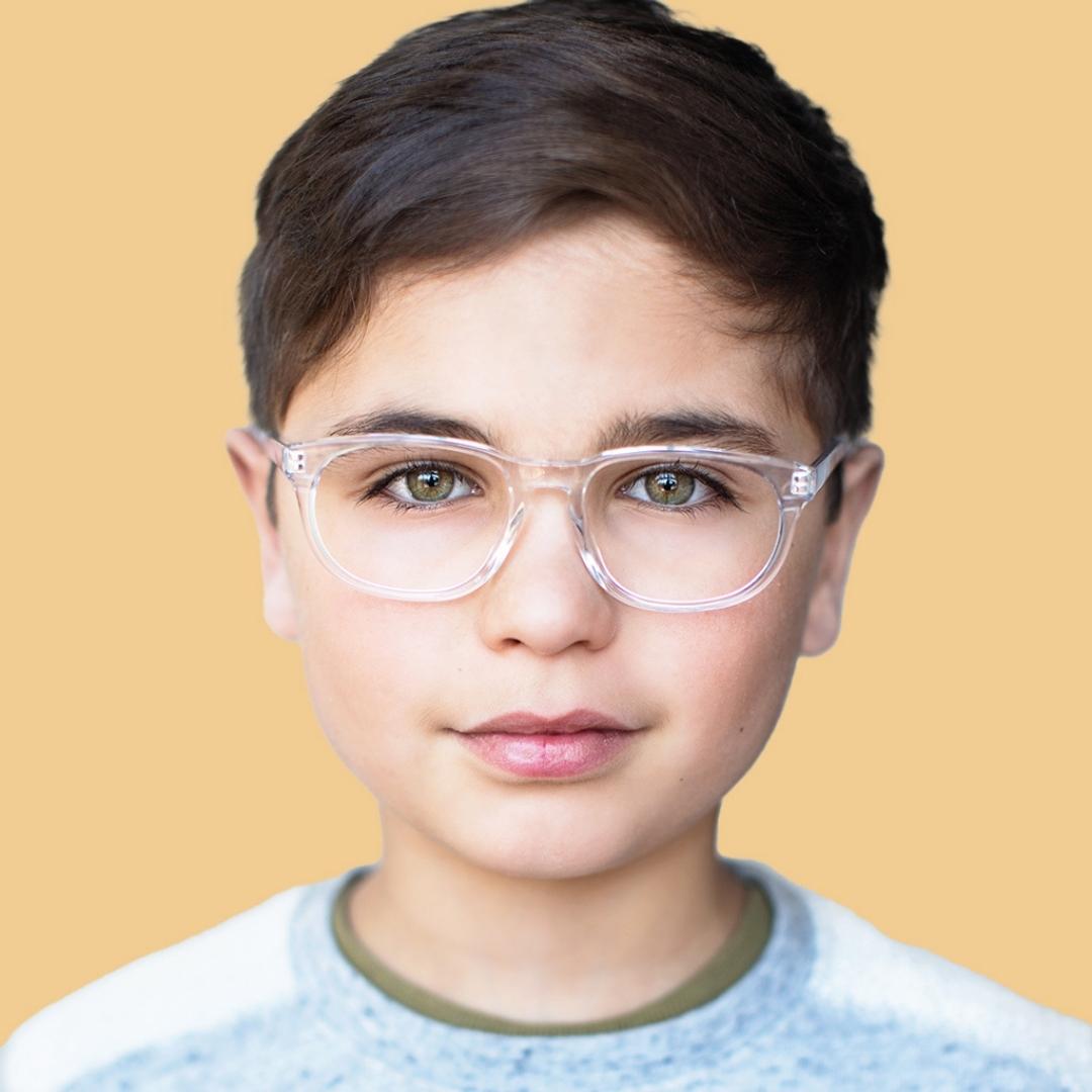 Toddler store clear glasses